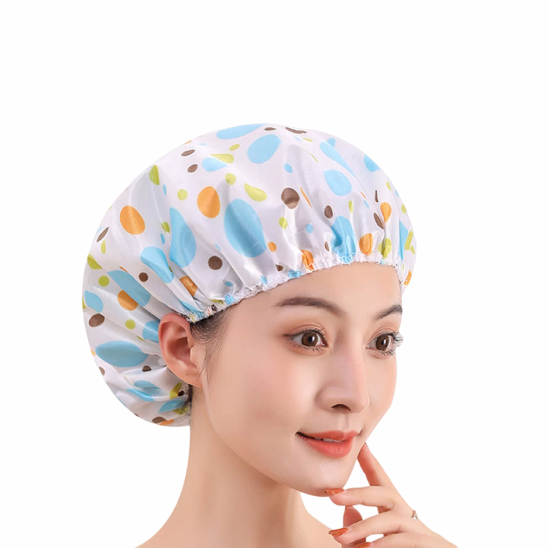 Jednokratna PE vodootporna kapa za kupanje za odrasle – crtani stil njege kose (20 g)