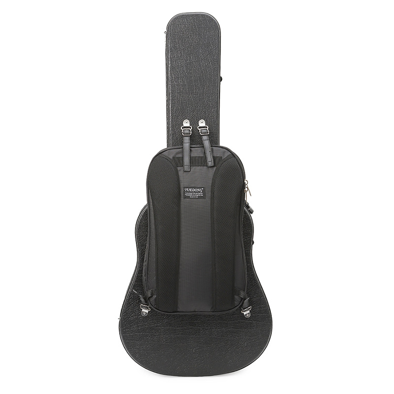 Gitár bővítéses táska — külső Oxford vászon, bélés poliészter, görbült vállpánt, gerincvédelem és terheléscsökkentés