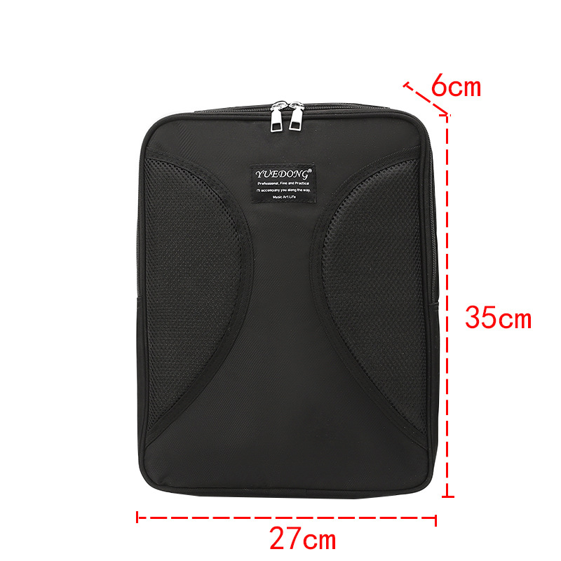 Gitár bővítéses táska — külső Oxford vászon, bélés poliészter, görbült vállpánt, gerincvédelem és terheléscsökkentés