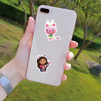 Naljepnice – 50 kom, vodootporne, Gaby Doll House motivi, prilagodljive