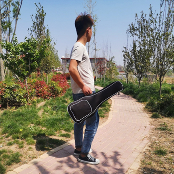 Geantă pentru ukulele cu căptușeală din bumbac, material Oxford 600D impermeabil, respirabilă, antibacteriană, panou dorsal ergonomic