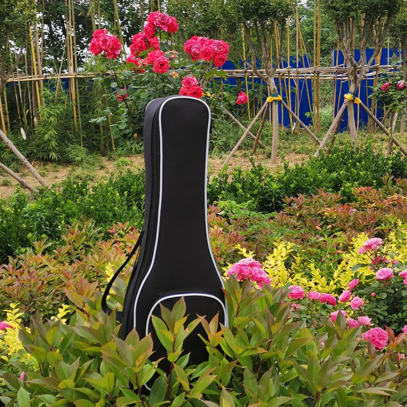 Geantă pentru ukulele cu căptușeală din bumbac, material Oxford 600D impermeabil, respirabilă, antibacteriană, panou dorsal ergonomic