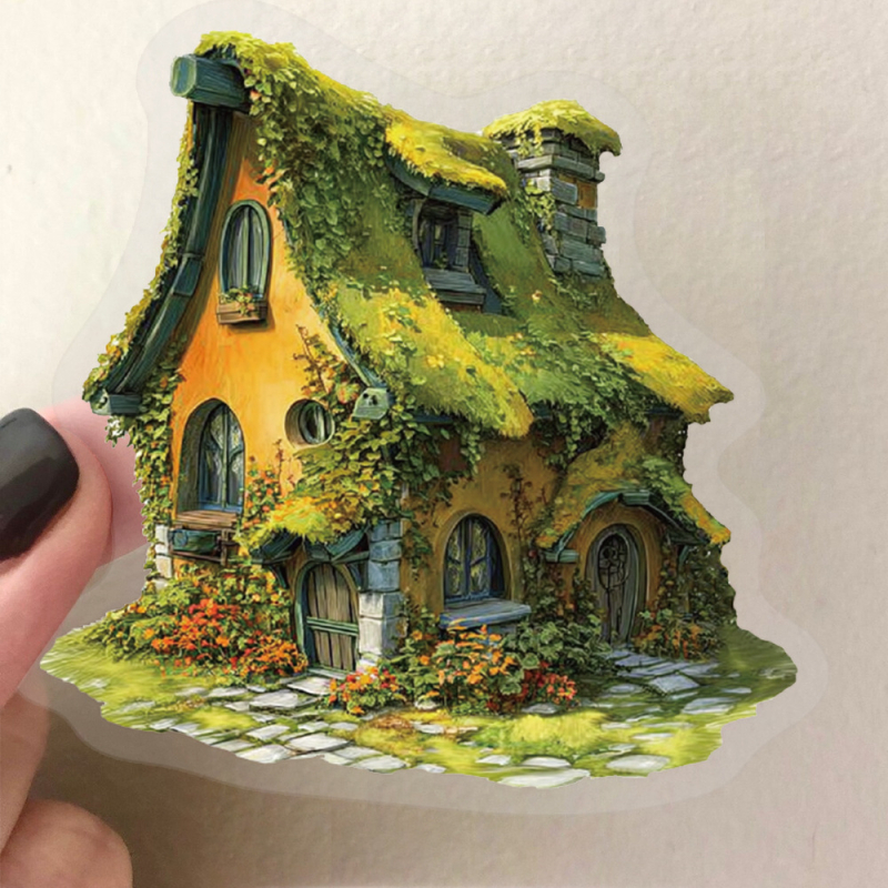 Vodootporne PET naljepnice – Forest Secret Series, crtani dizajn, za prtljagu, mobitel i gitaru