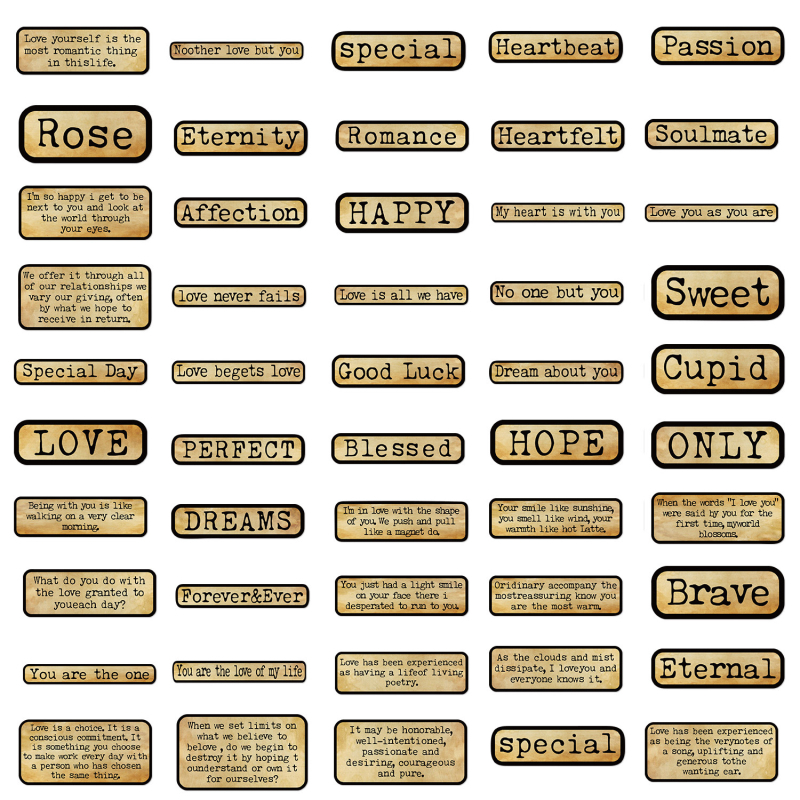 Set naljepnica – 50 komada američkih retro graffiti naljepnica s engleskim natpisima, za gitaru, bilježnicu i kofer, vodootporne, otisnuto