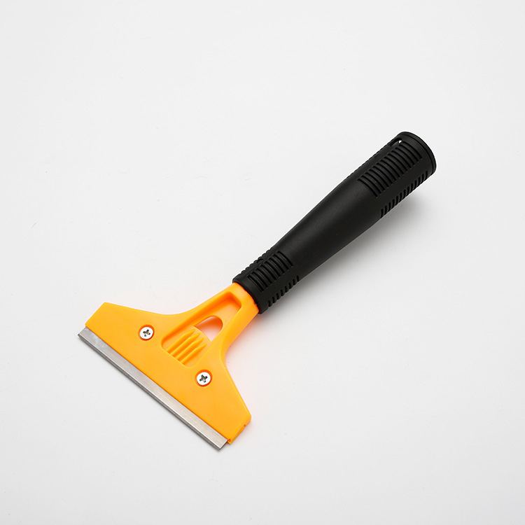 Sokoldalú fugakereső glettkés, rozsdamentes acél pengével, műanyag nyéllel, célja a lapok és falak fugáinak tisztítása, termékkód 767 testreszabott