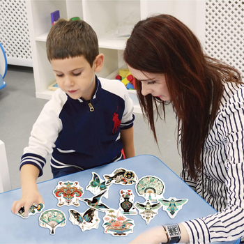 Set naljepnica, 50 komada, vodootporne, ljepive, retro grafiti dizajn, tisak - Pick-up