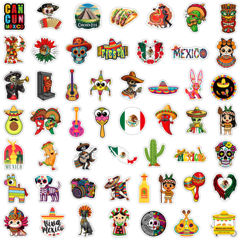 Set naljepnica – PVC, crtani stil, potpuno izrezan, prilagodljiv, EZEI