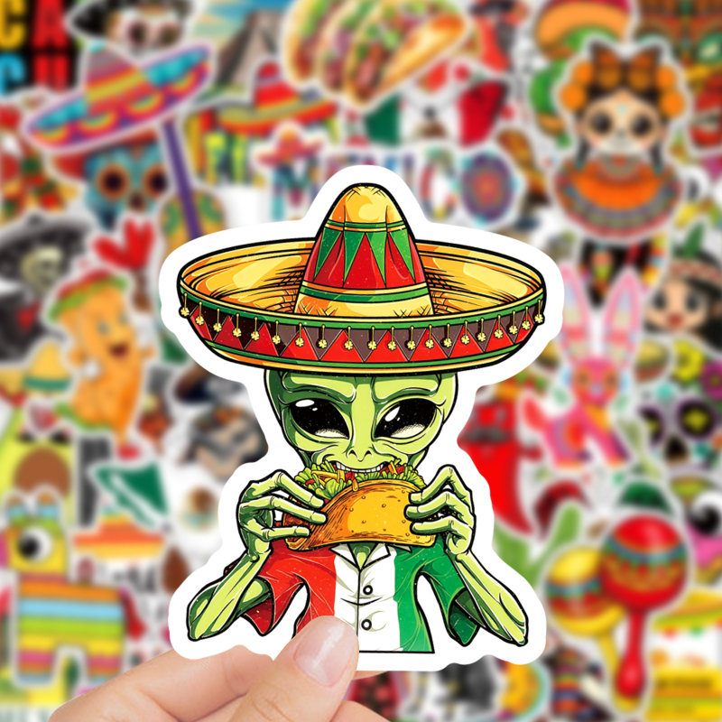 Set naljepnica – PVC, crtani stil, potpuno izrezan, prilagodljiv, EZEI