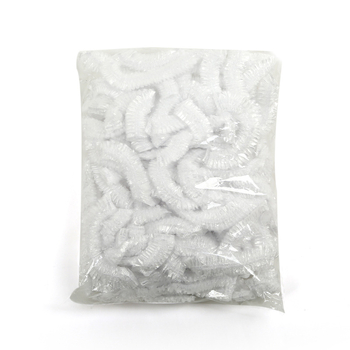 Egyszer használatos zuhanysapka felnőtteknek, vastagított PE hajkezelő sapka festéshez, vízálló, egyszer használatos