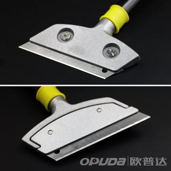Cuțit de curățare a geamului, lamă din oțel inoxidabil, mâner din oțel, OPDA Tools, seria Cuțite de curățare