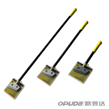 Cuțit de curățare a geamului, lamă din oțel inoxidabil, mâner din oțel, OPDA Tools, seria Cuțite de curățare