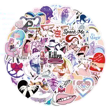 Set naljepnica - BDSM grafiti, dekorativne, vodootporne, HD ispis, nordijski stil