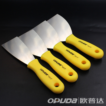 Glettelő kés műanyag fogantyúval, 45# acél penge, többfunkciós tisztító eszköz