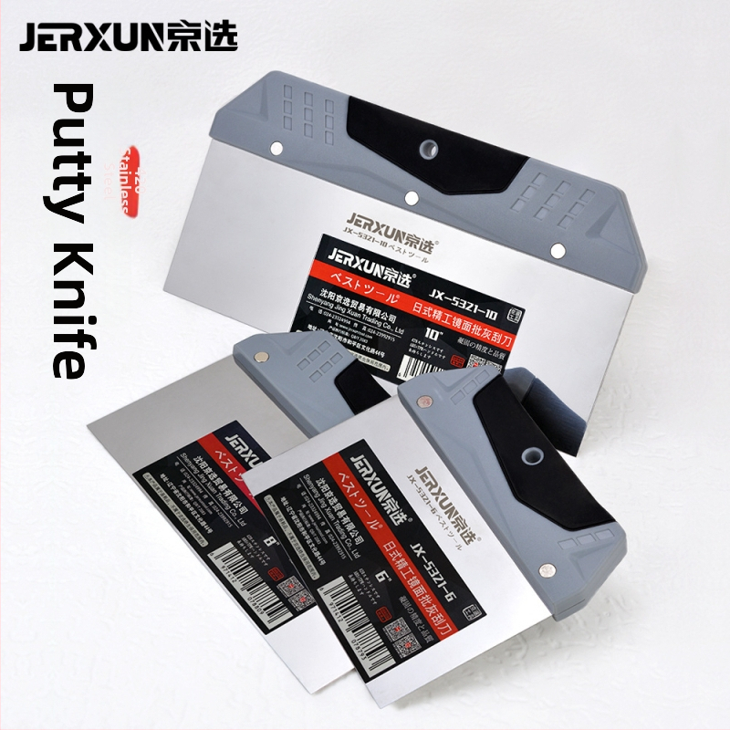 Rozsdamentes acél scraper és glettelő kés falakhoz — Jerxun/Jingxuan