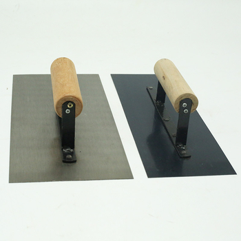 Glettelőkanál vakolathoz, dupla oszlopos kialakítás, sokoldalú falazó eszköz