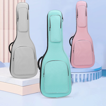 Gitár táska Oxford anyagból, nylon bélés, ívelt vállpántok, uniszex