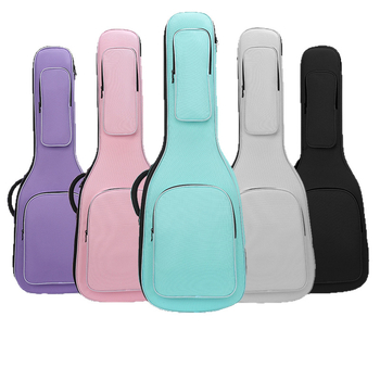 Gitár táska Oxford anyagból, nylon bélés, ívelt vállpántok, uniszex