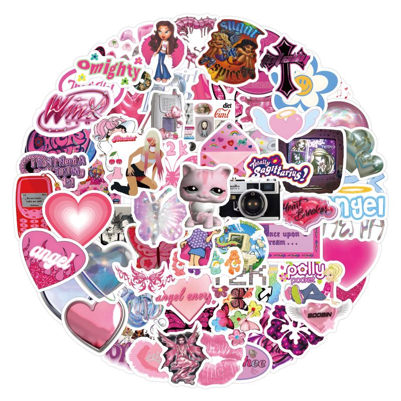 Naljepnice za prtljagu, bilježnice i gitaru | Nordic stil | HD ispis + vodootporne | samoljepljive naljepnice