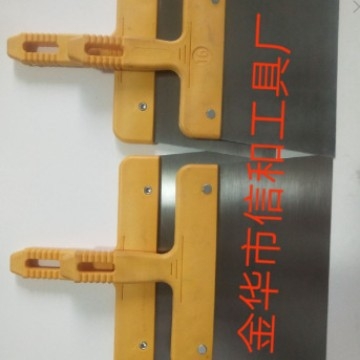 Rozsdamentes acél glettvas műanyag fogantyúval, testreszabható