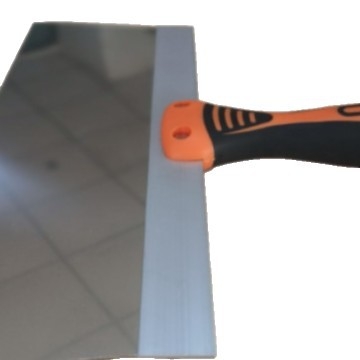 Rozsdamentes acél glettvas műanyag fogantyúval, testreszabható