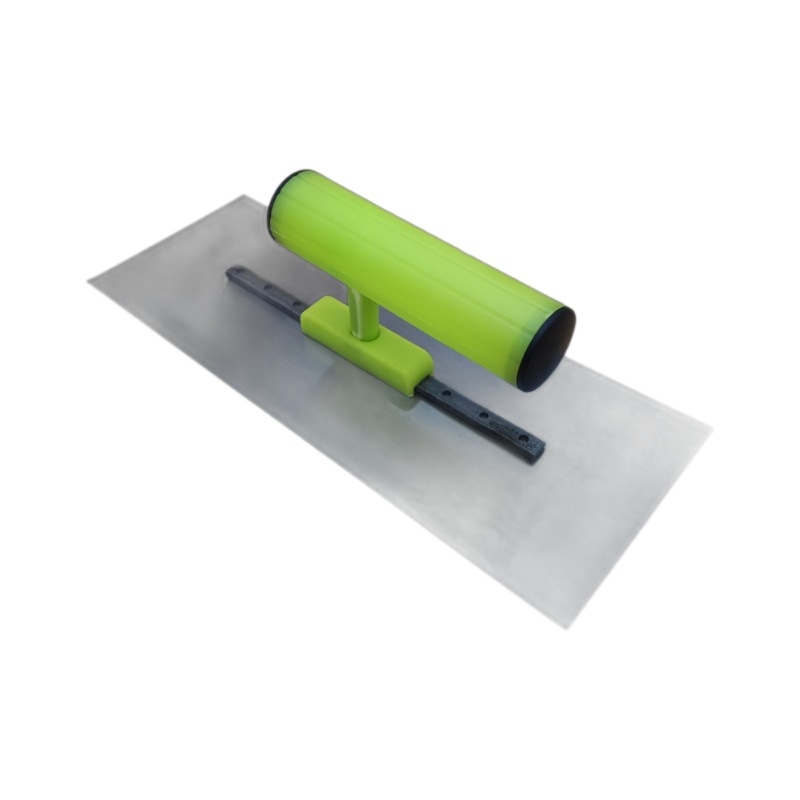 Hosszított nyeletű glettelő, glettkanál és festőkaparó, fém penge