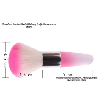 Dlhá rukoväť na čistenie prachu z nechtov – viacúčelová kozmetická štetka