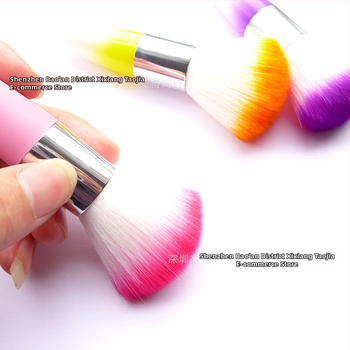 Dlhá rukoväť na čistenie prachu z nechtov – viacúčelová kozmetická štetka