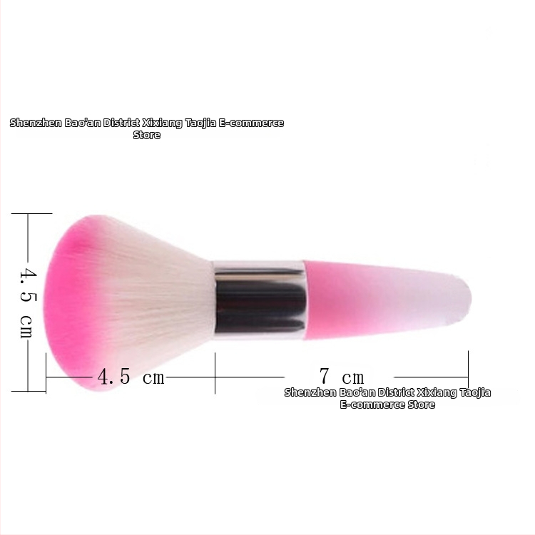 Dlhá rukoväť na čistenie prachu z nechtov – viacúčelová kozmetická štetka