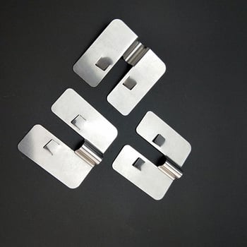 Lamă fluture din oțel inoxidabil pentru racletă de podea din PVC pentru spații sportive, însoțită de lamă auxiliară