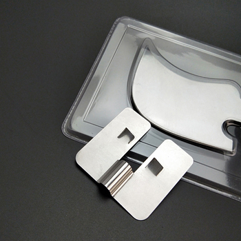 Lamă fluture din oțel inoxidabil pentru racletă de podea din PVC pentru spații sportive, însoțită de lamă auxiliară