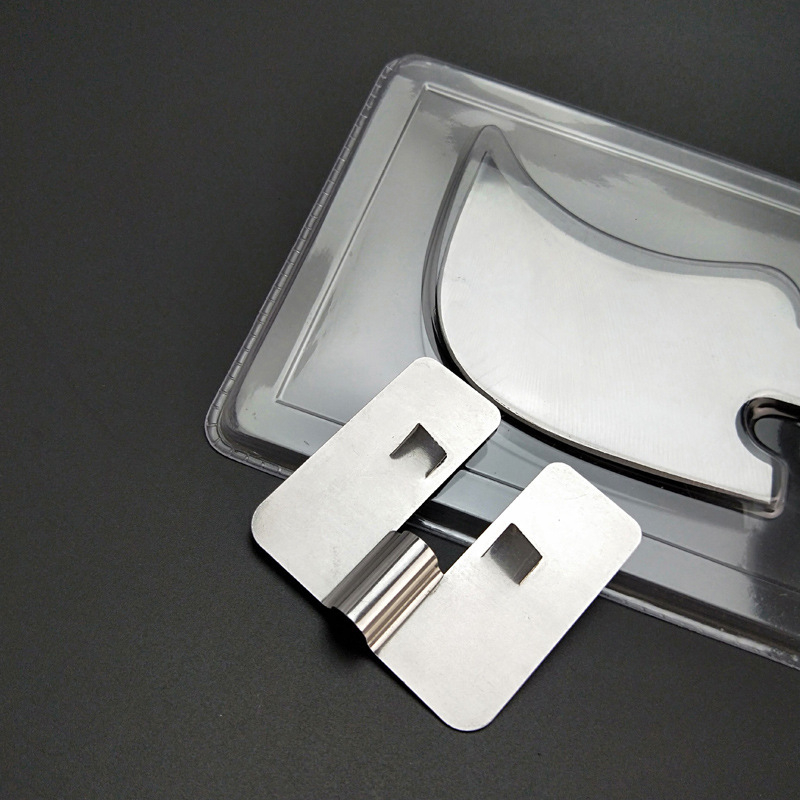 Lamă fluture din oțel inoxidabil pentru racletă de podea din PVC pentru spații sportive, însoțită de lamă auxiliară