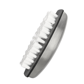 Двуфункционална четка за почистване от неръждаема стомана с нейлонови четина за ръце и нокти, сапун против миризма – 68 g