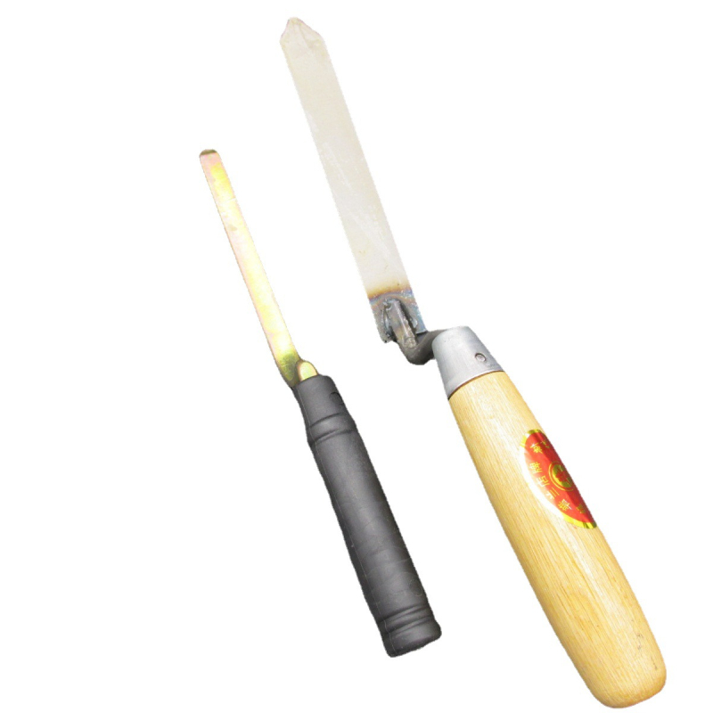 Pulan unealtă pentru curățarea rosturilor plăcililor cu mâner din lemn și bază din oțel 45# pentru etanșarea rosturilor pe pereți