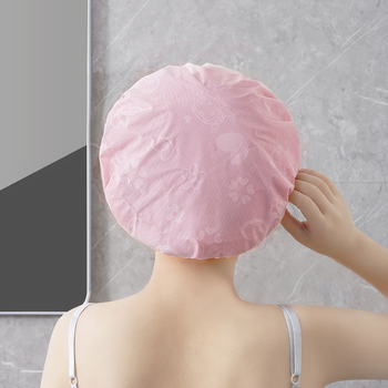 Kupaonska kapa za tuširanje | Vodootporna, Zaštita od masnih para, Ponavljajuća upotreba | Materijal PE, Za odrasle