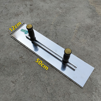 Oțel inoxidabil, spatulă tencuit pereți cu mâner dublu