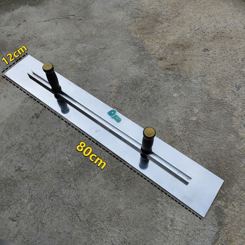 Oțel inoxidabil, spatulă tencuit pereți cu mâner dublu