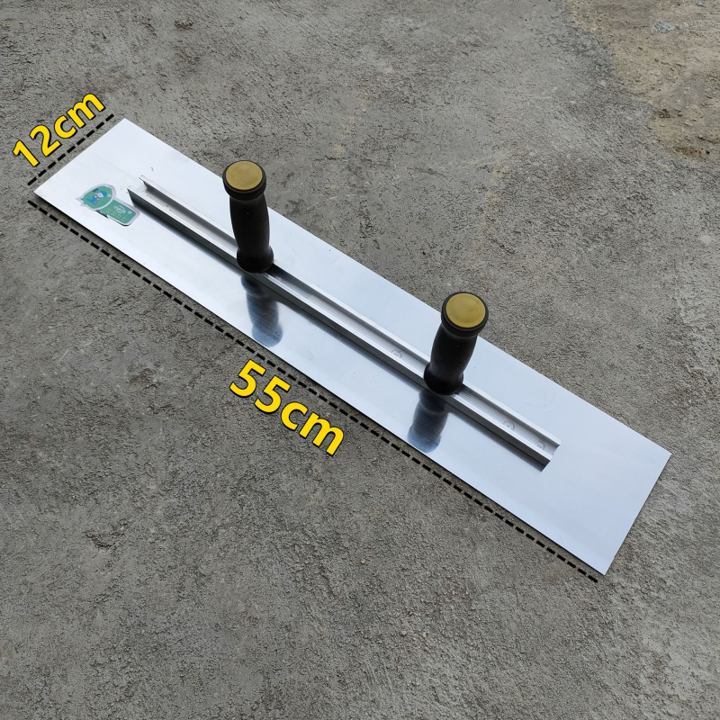 Oțel inoxidabil, spatulă tencuit pereți cu mâner dublu