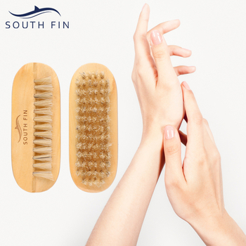 Četkica za čišćenje noktiju s drvenom drškom i dlakom divljači — Blue ZOO, podrijetlo Zhejiang, 30 g, alati za nokte