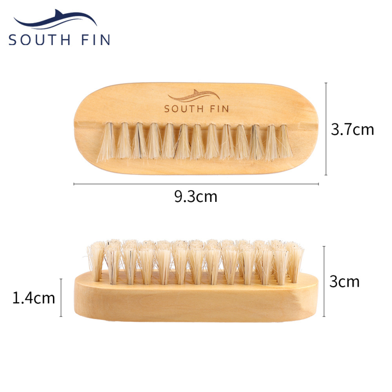 Četkica za čišćenje noktiju s drvenom drškom i dlakom divljači — Blue ZOO, podrijetlo Zhejiang, 30 g, alati za nokte