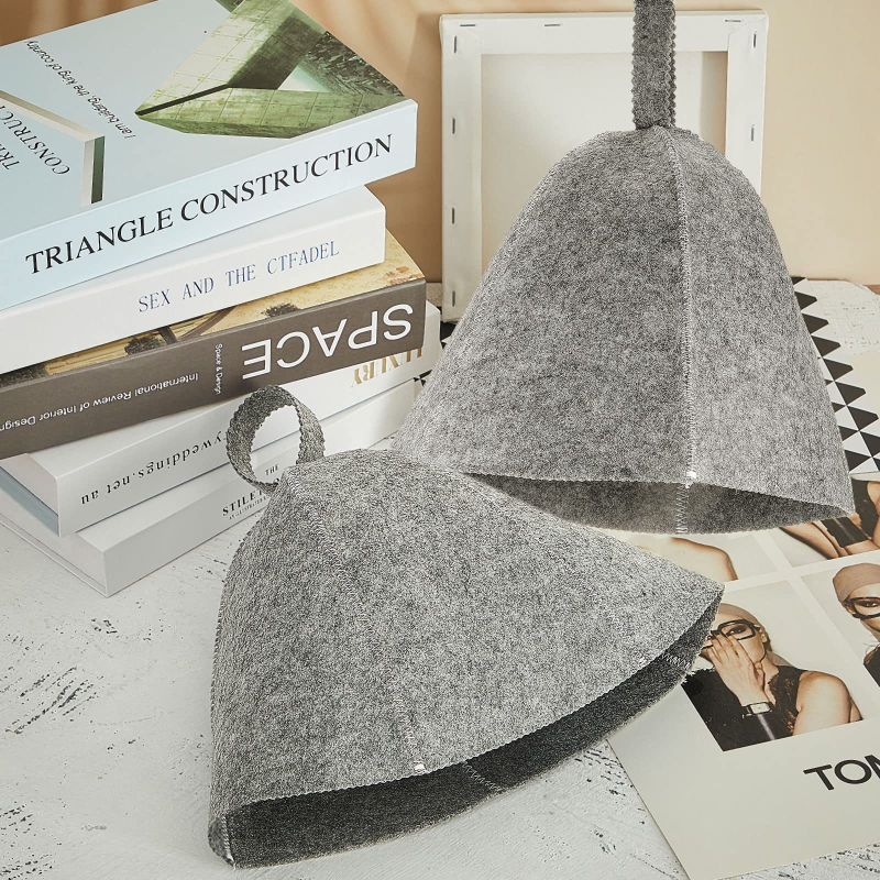 Filc kapa za saunu – opća uporaba; materijal: filc; šifra proizvoda: 0207; težina: 45 g; stil: jedinstven