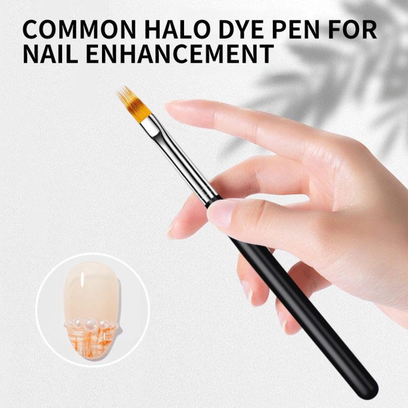 CHARZIEG/Chanzi gradientne četke za nokte – fan oblik, čipkasta četka za crtanje, graffiti boje