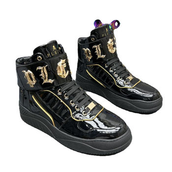 Muške visoke kožne tenisice – prozračne, vezivanje šnurkama, gumena pjena u potplatu, niski potpetica 1–3 cm, srednja visina gornjeg dijela