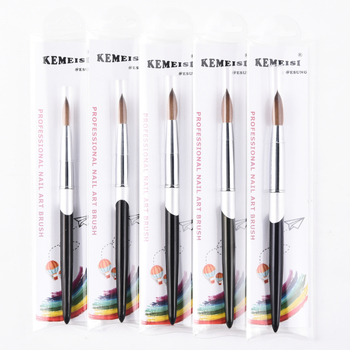 Set za nokte umjetničko pero s aluminijskom ručkom, četkica s kratkim drškom, 1 komad, podrijetlo Zhejiang