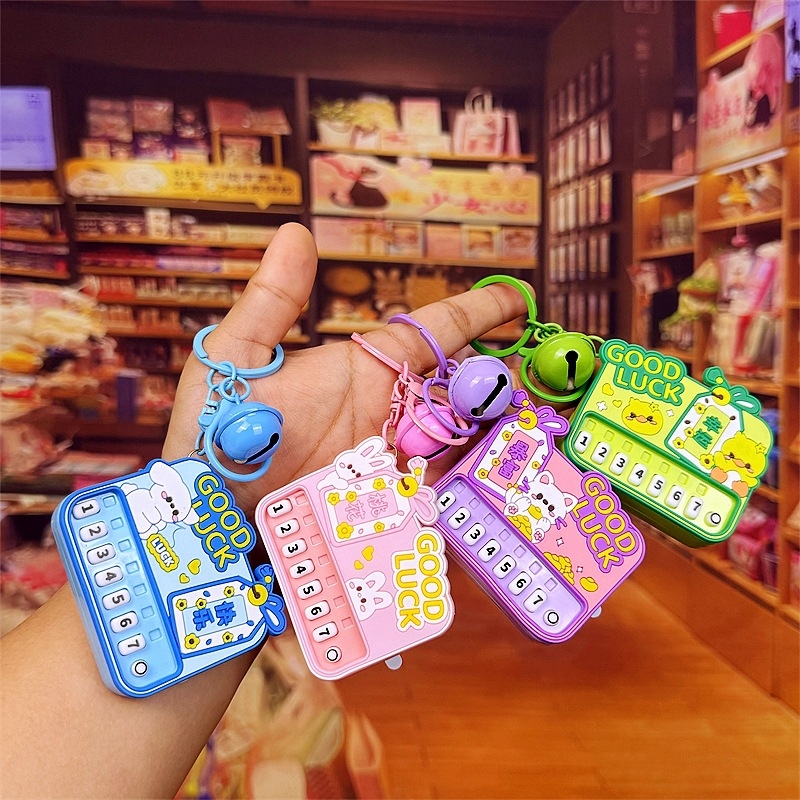 Mini klavirski privjesak sa svjetlom — edukativna prijenosna glazbena igračka od plastike