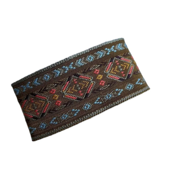 Etnička žakard traka za odjeću - geometrijski četverokutni uzorak AH-3199