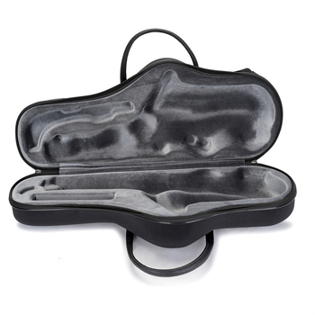 Alto szaxofon tok, könnyű hátizsák-stílusú kemény tok, Oxford vászon külső, bársony belső, ívelt vállpánt, légáteresztő, ultra-könnyű, kopásálló