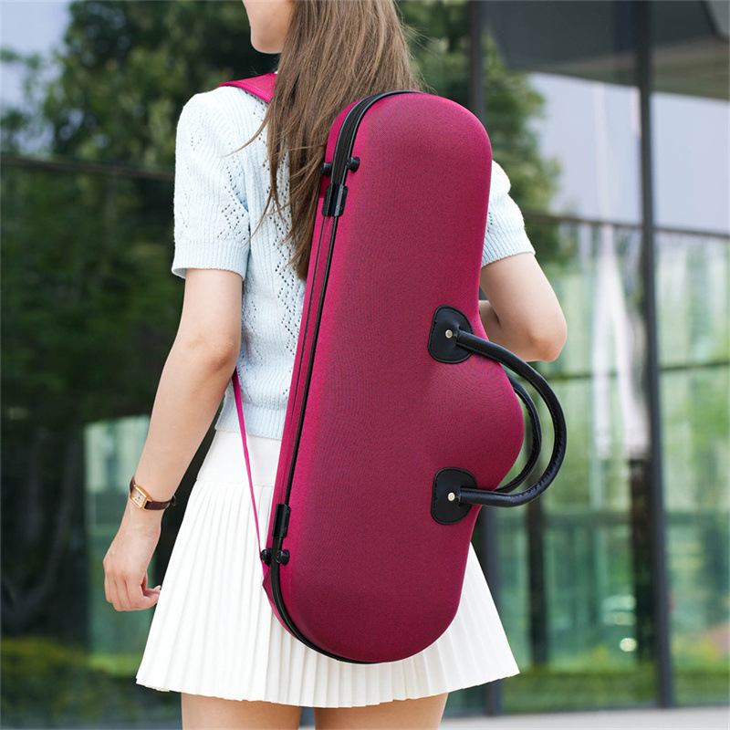 Alto szaxofon tok, könnyű hátizsák-stílusú kemény tok, Oxford vászon külső, bársony belső, ívelt vállpánt, légáteresztő, ultra-könnyű, kopásálló