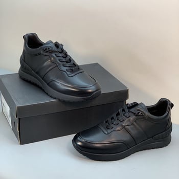 Muške sportske casual tenisice s vezicama, protuklizne, izdržljive, zaobljena nosnica, gornji dio od kože