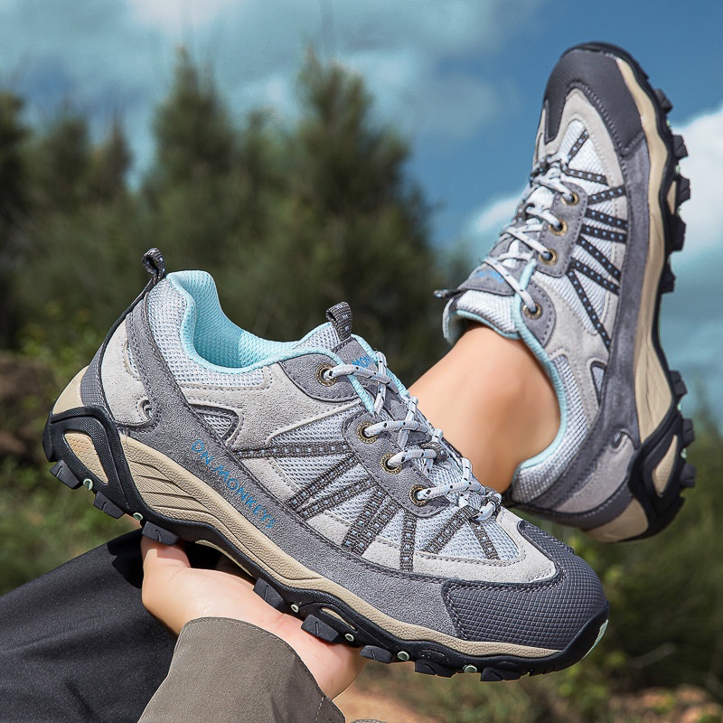 Planinarske tenisice: prozračne, protuklizne, otporne na habanje, ublažavaju udarce, unisex, nisko krojene