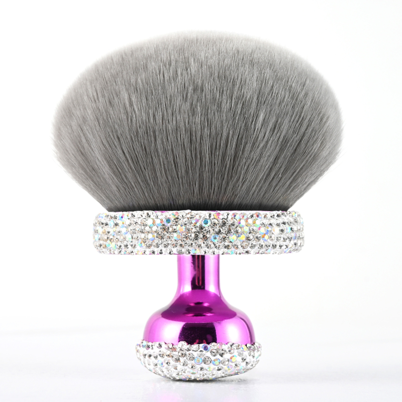 Βούρτσα μακιγιάζ με τρίχες συνθετικών ινών, πλαστική λαβή, συσκευασία σε κουτί, μονή συσκευασία, συνολικό μήκος 10